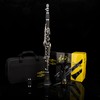 GLORY Glory GLY-CLADBL Professional Ebonite Bb Clarinet with 10 Reeds,