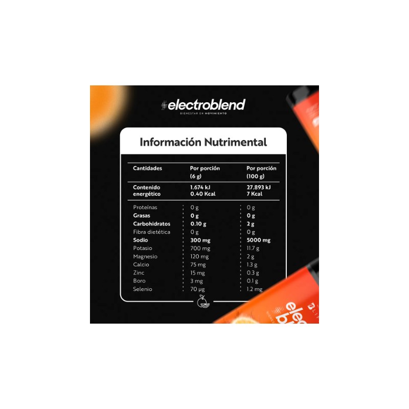 Bebida Hidratante En Polvo 360gr. Electroblend. B Life