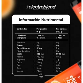 Bebida Hidratante En Polvo 360gr. Electroblend. B Life
