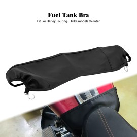HDBUBALUS Fuel Tank Bra Black Protector Shield For Harley Electra Road Trike Glide 97-2022