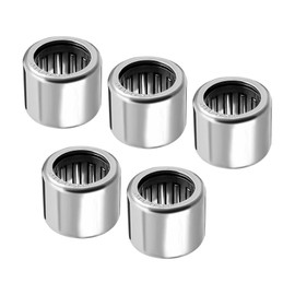 Kozelo 5pcs HK0810 Needle Roller Bearings - [8mm x 12mm x 10mm] Open End for Gearbox Use, Chrome Steel Rollers