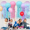 Mermaid Birthday Decorations,Jellyfish Paper Lanterns Pink Lavender Blue Mermaid Scales