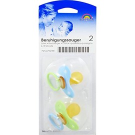 BERUHIGUNGSSAUGER Kirsche Lat.6-18 M.past./bl./gr. 2 St