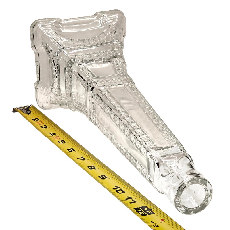 Eiffel Tower Bottle Candle Holders Set of 2