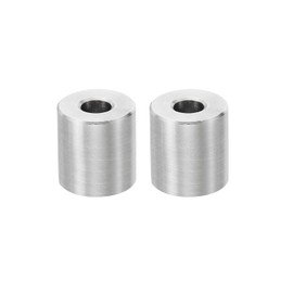 PATIKIL M6 Stainless Steel Spacers, 2 Pcs Metal Spacer Stainless Steel 6.2mm ID x 16mm OD x 20mm L Spacer Screw Standoff Round for 1/4" or M6 Screw Bolts