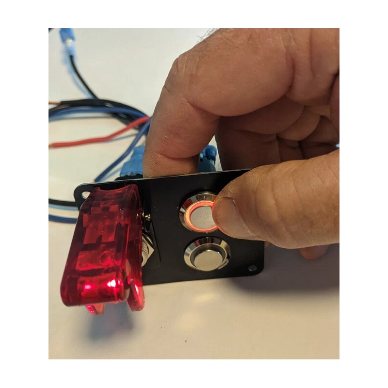 ScorchRacingLV In-Cab Winch Control Panel with lighted switch & momentary