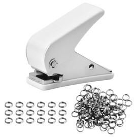 Darts Flight Hole Punching Accessories, Darts Flight Puncher | Dart Alloy Dart Hole Puncher with 100 Pieces Shaft Ring - Portable Manual Professional Dart Accessories Professional Dart Flight Hole