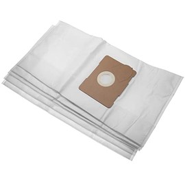 vhbw 5x Filter Bag compatible with Protool Festool VCP 321 E-L Dust Extractor - Microfleece, 63.65 cm x 30.1 cm, White