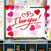 JarThenaAMCS Valentine's Day Paper Cutouts 50 Pcs 6 Inch Love
