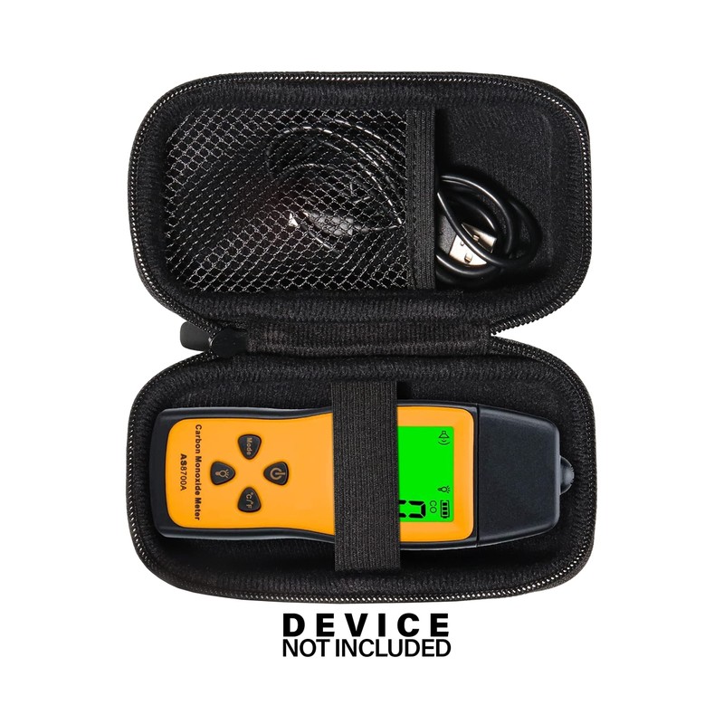 CaseSack Case for Handheld Carbon Monoxide Meter, Portable CO Gas
