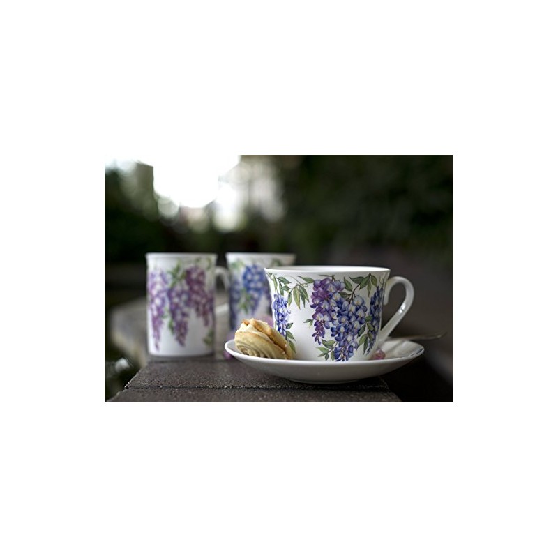 Roy Kirkham Wysteria Breakfast Cup and Saucer