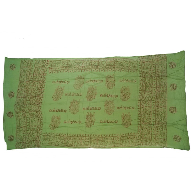 GURU SHOP Thin Baba Scarf, Benares Lunghi, Men/Women, Pink, Synthetic,