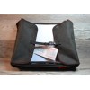 Lusso Gear Kids Travel Tray – Black Tray Red Stitch