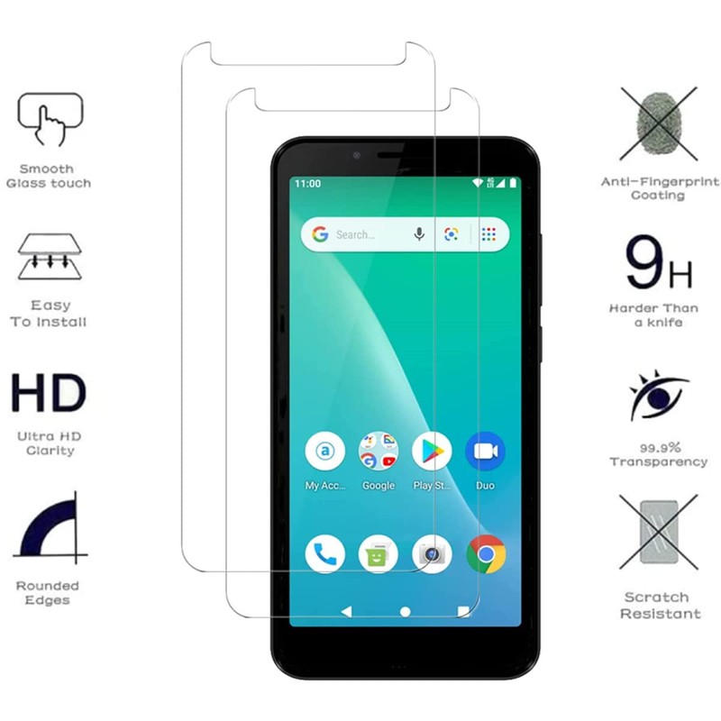 AISELAN for Schok Volt SV55 SV55216 Glass Screen Protector, [2