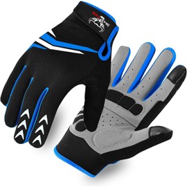BEAST RAGE Guantes de Motocicleta,Guantes de Ciclismo para Hombre,Guantes Impermeables para Clima Fro,Antideslizantes Cmodos y Transpirables para...  