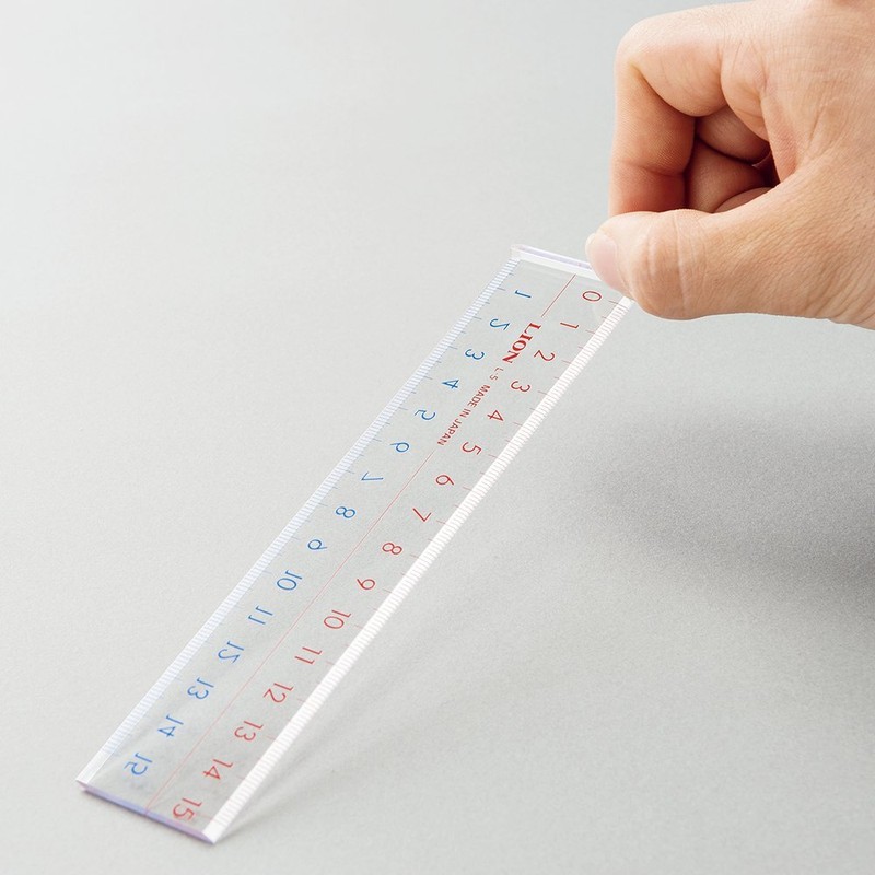 Lion Office Equipment Pick-up Ruler Scale 11.8 inches (30 cm)