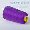 Purple Serger Thread All-Purpose for Sewing, Polyester, 4 Cones of