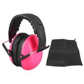 Baby Noise Cancelling Headphones Soundproof Earmuffs for Kids, Mini Ear Protection for Toddlers, Noise Reduction (Pink)