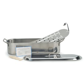 RSVP International Endurance Collection Fish Poaching Set, 20 inch, Stainless Steel