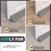 HIZH Upgraded Heavy Duty Draft Excluder for Doors,35.4''Extra Thick Wedge