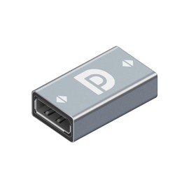 TRkin DP Adapter DisplayPort to DisplayPort Adapter Master DP 1.48K @ 60HZ Video Display Extension Terminal Connector, Suitable for PC Laptop TV and More
