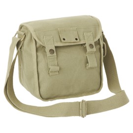 OUTBOUND Small Cotton Canvas Side Bag (Beige)