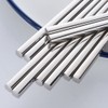 Buyer Star 5 Pairs Chopsticks Silver 304 18/10 Stainless Steel