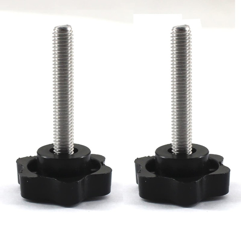 20Pcs M5x25mm Stainless Steel Thread Replacement Star Hand Knob Tightening