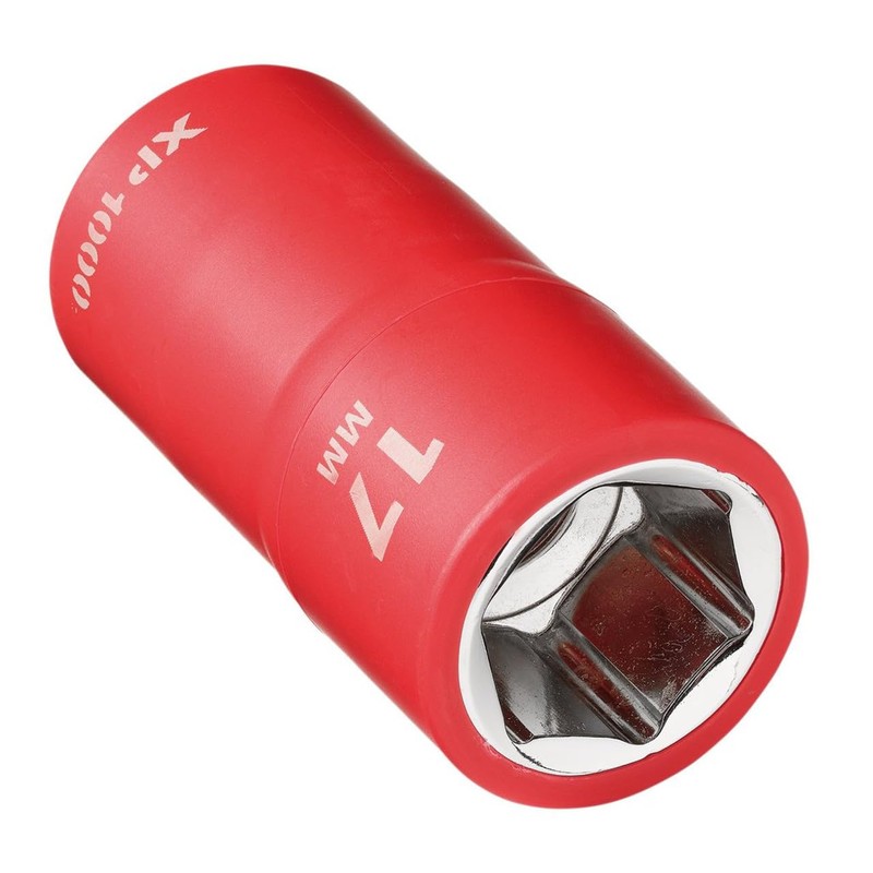 Draper XP1000 17841 VDE Socket, 1/2" Sq. Dr., 17mm