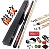 VSCUE Dragon Gate Blue & White Billiard Cue Stick (Upgraded Edition) 9-Table Set Dragon Head Rolling Case