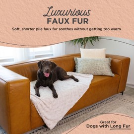 Best Friends by Sheri Best Friends by Sheri Calming Lux Dog Blanket, Oyster Cream, 40" x 50"