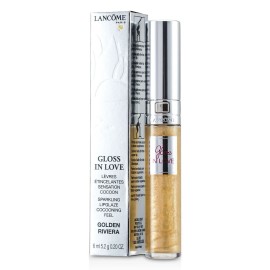 Lancôme NIB LANCOME GLOSS IN LOVE SPARKLING LIPGLAZE 0.20 OZ / 6 ML - 102 GOLDEN RIVIERA