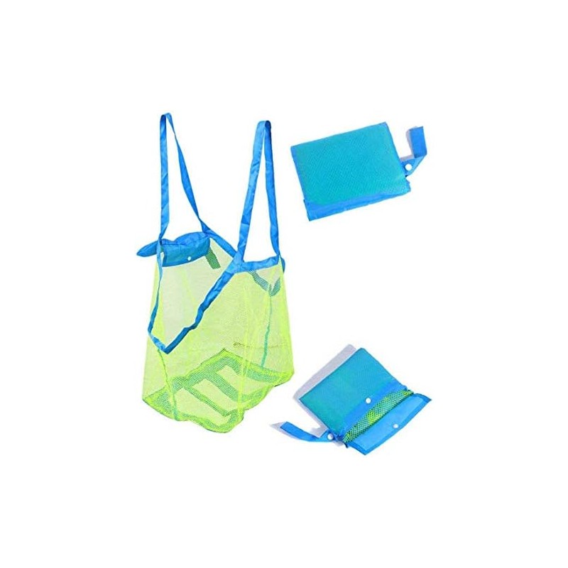 Bolso de playa y bolso de mano de malla Cheelom