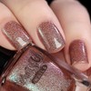 Whats Up Nails - Earthlike Gem Encrusted Nail Polish Brown