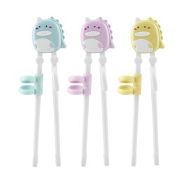 PandaEar Kid Chopsticks, Dinosaur Children Learning Practice Chopsticks for Beginners Toddler (3)