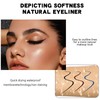 Long-Lasting Waterproof Black Liquid Eyeliner - Sweatproof and Smudge-Proof with