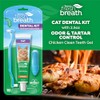 TropiClean Fresh Breath Cat Toothbrush and Toothpaste Kit, Cat Teeth