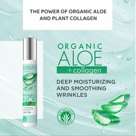 Eveline Cosmetics Organic Aloe + Collagen Moisturizing Under Eye Roll-on