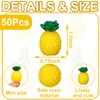 Simgoing 50 Pcs Mini Resin Pineapples Tiny Pineapple Figurines Miniature