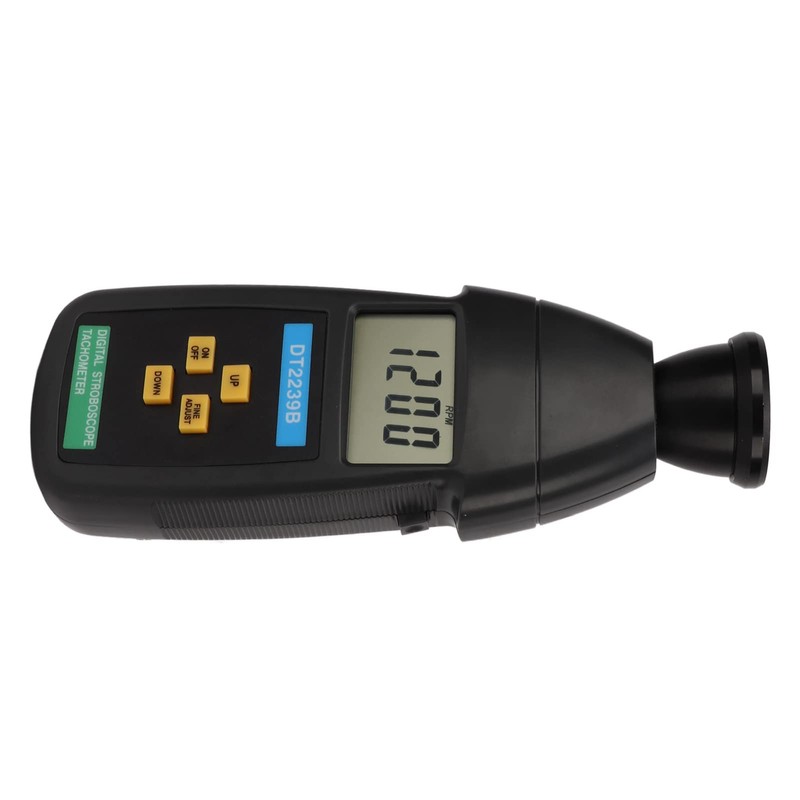 Stroboscope DT2239B LCD Digital, Flash Tachometer, Flash Tachometer, Non-Contact Strobe