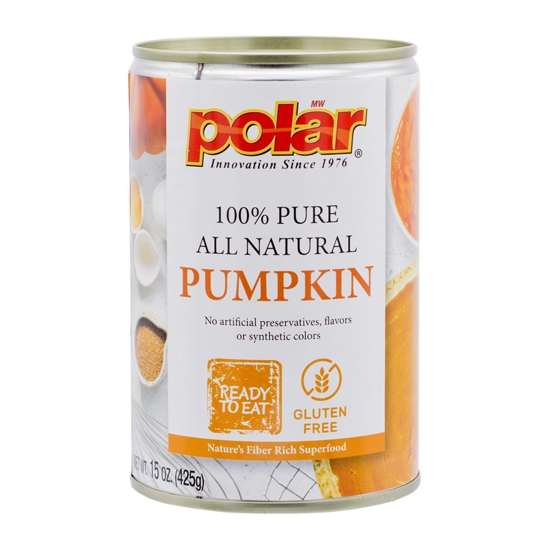 MW Polar All Natural Pumpkin, 15 Ounce (Pack of 12)