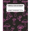 Composition Notebook | Pink and Black Mushroom Pattern | College