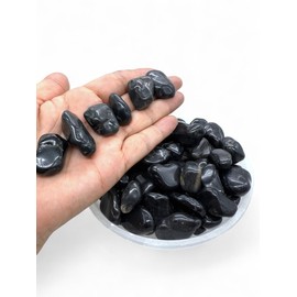 Pachamama Essentials Black Onyx Tumbled - Healing Stone - 20-25mm (5)