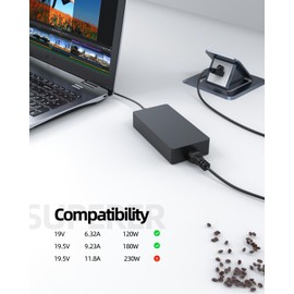 180W 150W AC Charger Fit for Asus Vivobook Pro 15 14 OLED K6502ZC K6502Z K6502 K6500ZH K6500Z K6500 K6400ZC K6400Z K6400 Laptop Power Supply Adapter Cord