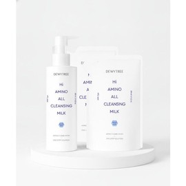 DEWYTREE [Total 800ml, main product 400ml + refill 200ml2] High Amino All Cleansing Milk Large Capacity Set / DEWYTREE [총800ml, 본품400ml+리필200ml2] 하이 아미노 올 클렌징 밀크 대용량 세트