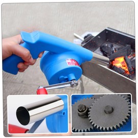 SUPVOX Camping Manual Bbq Fan Portable Hand-crank Air Blower for Grill Campfire for Outdoor Cooking and Bbqs Convenient Fire Tool for Camping Enthusiasts