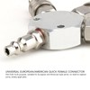 3 Way Air Splitter 1/4 Inch NPT Male Thread 3