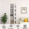 JUBEST 5FT Commercial Grade Pocket Door Hardware and Track Set