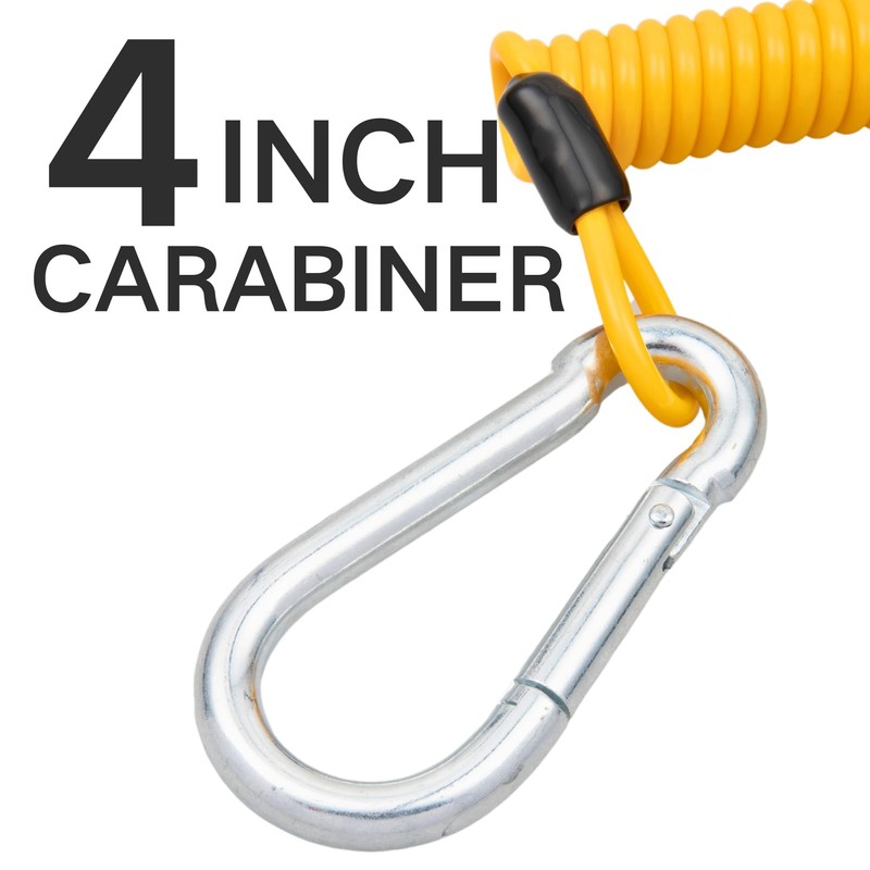 MECMO Breakaway Trailer Cable 6FT, Trailer Brake Safety Cable Heavy