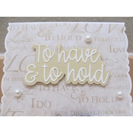 Homemade Handmade Wedding Card